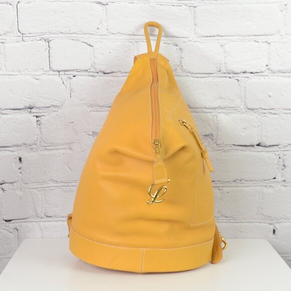 LOEWE Anton Anagram Slouchy Calfskin Backpack - Picture 4 of 15